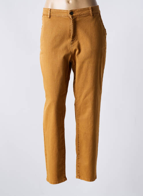 Pantalon chino galben ONE STEP femeie