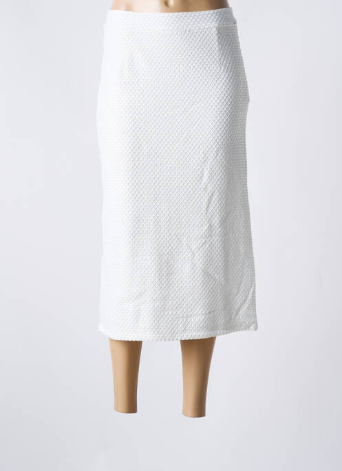 Fustă lungă alb IKKS femeie