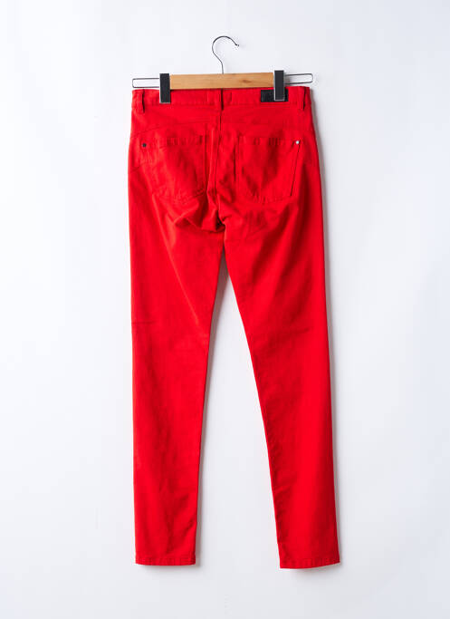 Blugi cu croială slim roșu ONE STEP femeie