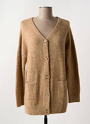 Vestă cu mâneci lungi bej DIPLODOCUS femeie