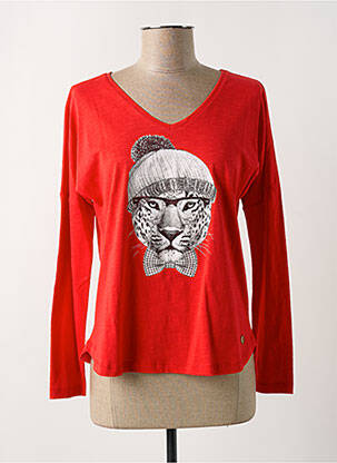 Top roșu LE BOUDOIR D'EDOUARD femeie