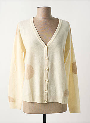 Vestă cu mâneci lungi bej KOCCA femeie