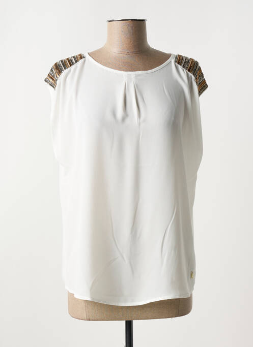 Top alb KOCCA femeie