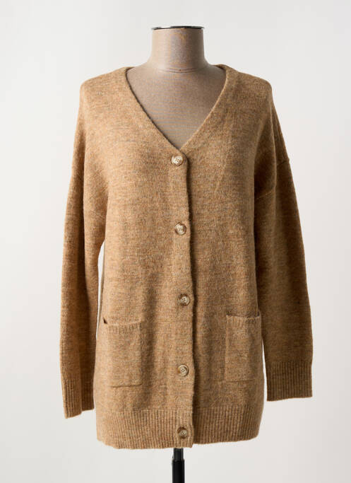 Vestă cu mâneci lungi bej DIPLODOCUS femeie