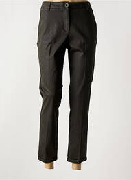 Pantalon chino țesătură poplin mărime normală negru DIPLODOCUS femeie