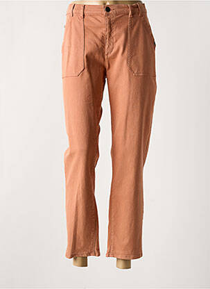 Blugi cu croială dreaptă portocaliu MAT DE MISAINE femeie