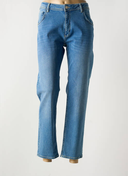 Blugi cu croială dreaptă albastru REIKO femeie