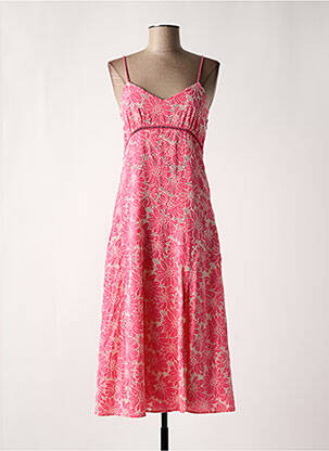 Rochie midi roz SUNCOO femeie