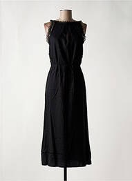 Rochie midi fără mâneci fără mâneci negru SUNCOO femme