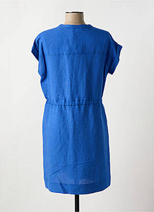 Rochie scurtă mâneci scurte mâneci scurte albastru LA FEE MARABOUTEE femeie