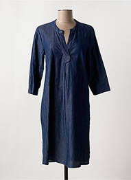 Rochie midi mâneci 3/4 mâneci 3/4 albastru LE BOUDOIR D'EDOUARD femme