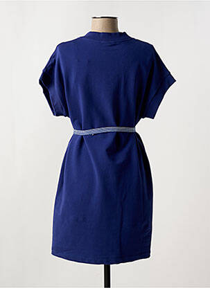 Rochie midi mâneci scurte mâneci scurte albastru ONE STEP femeie