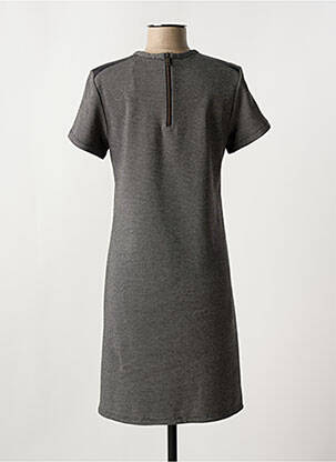 Rochie midi mâneci scurte mâneci scurte negru IKKS femeie