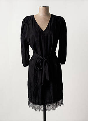 Rochie midi mâneci lungi mâneci lungi negru IKKS femeie