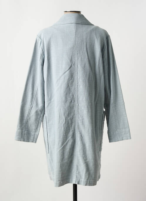 Palton lung albastru MAT DE MISAINE femeie