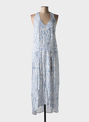 Rochie lungă albastru IKKS femeie