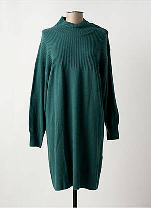 Rochie pulover croială dreaptă mâneci lungi verde MAT DE MISAINE femeie