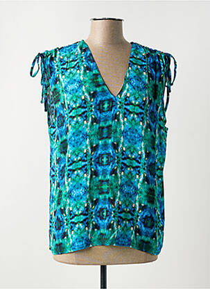 Top albastru LA FEE MARABOUTEE femeie