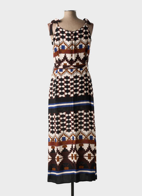 Rochie lungă maro LA FEE MARABOUTEE femeie