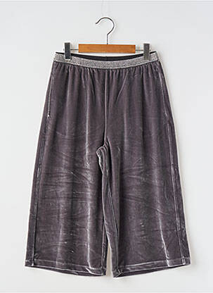 Pantalon larg buzunare talie elastică gri UNITED COLORS OF BENETTON fată