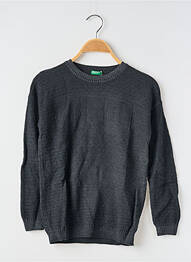 Pulover guler rotund mâneci lungi gri UNITED COLORS OF BENETTON garcon