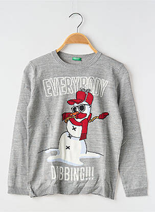 Pulover gri UNITED COLORS OF BENETTON băiat