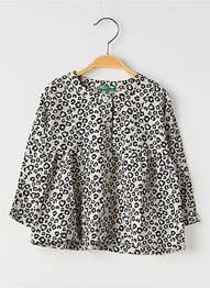Cămașă mâneci lungi mâneci lungi gri UNITED COLORS OF BENETTON fille