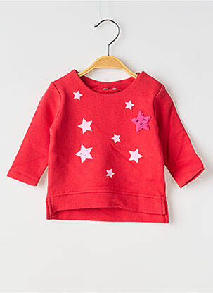 Pulover croială dreaptă mâneci lungi roșu UNITED COLORS OF BENETTON fată