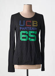 Tricou mâneci lungi mâneci lungi negru UNITED COLORS OF BENETTON femme