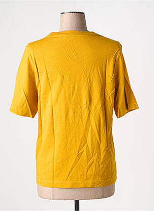 Tricou croială dreaptă mâneci scurte galben UNITED COLORS OF BENETTON femeie