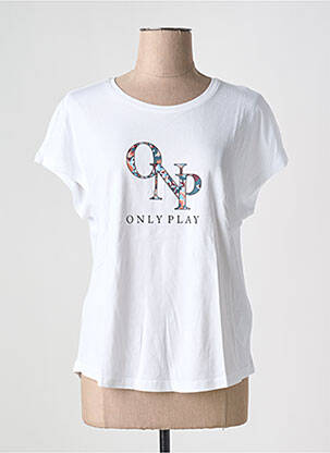 Tricou alb ONLY PLAY femeie