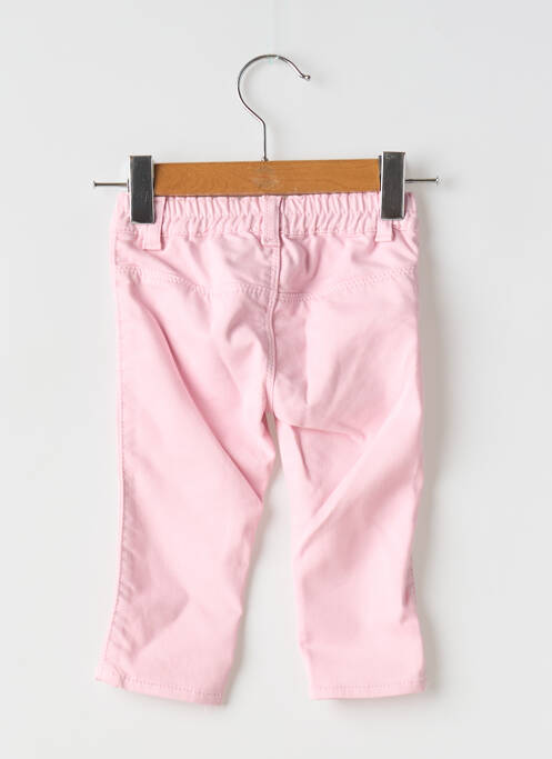 Pantalon slim roz UNITED COLORS OF BENETTON fată