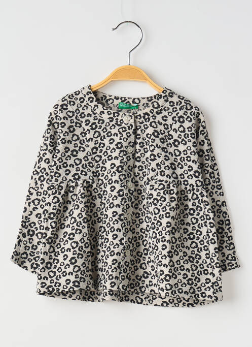 Cămașă gri UNITED COLORS OF BENETTON fată