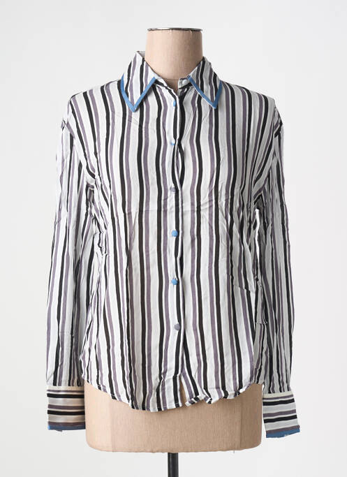 Cămașă gri UNITED COLORS OF BENETTON femeie