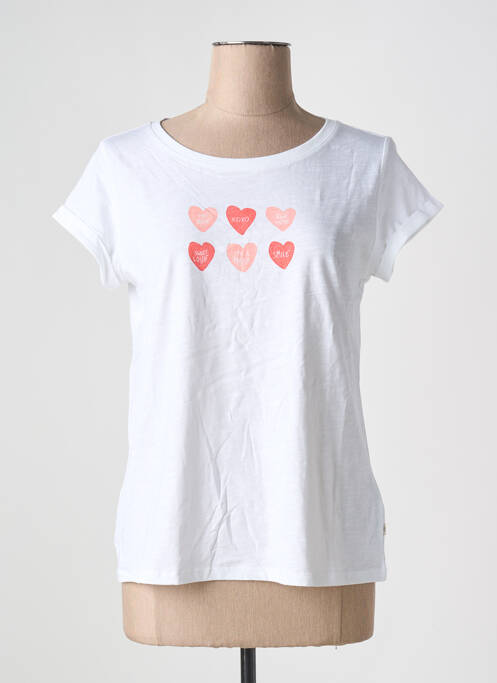 Tricou alb EDC BY ESPRIT femeie