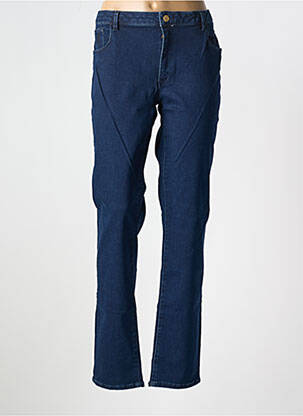 Blugi cu croială dreaptă albastru TRUSSARDI JEANS femeie