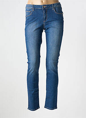 Blugi skinny elasticitate talie joasă albastru TRUSSARDI JEANS femeie