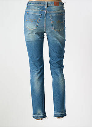 Blugi cu croială slim efect uzat decolorat mărime normală albastru TRUSSARDI JEANS femeie