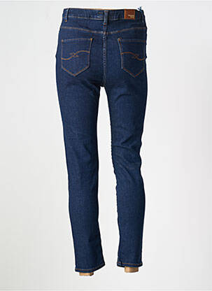 Blugi cu croială slim țesătură brută talie înaltă albastru TRUSSARDI JEANS femeie
