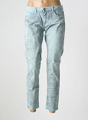 Blugi cu croială slim albastru TRUSSARDI JEANS femeie