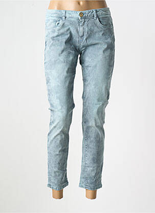 Blugi cu croială slim albastru TRUSSARDI JEANS femeie