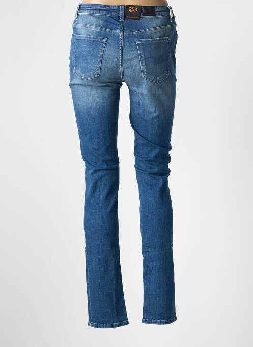 Blugi cu croială slim albastru TRUSSARDI JEANS femeie