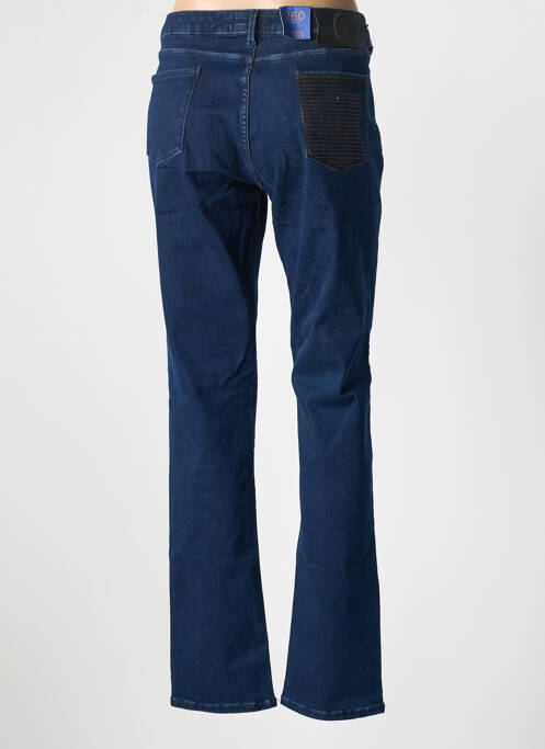 Blugi cu croială dreaptă albastru TRUSSARDI JEANS femeie