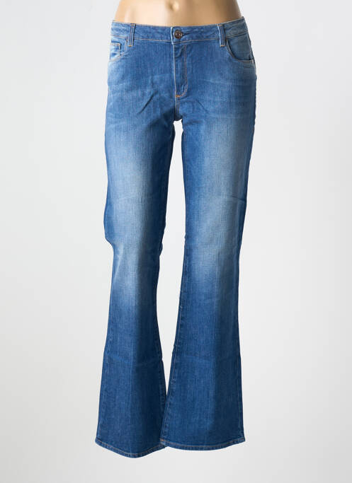 Blugi bootcut albastru TRUSSARDI JEANS femeie