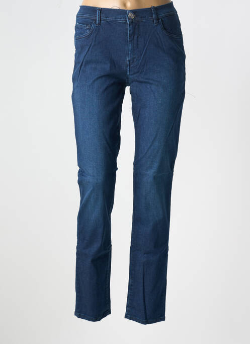 Blugi cu croială slim albastru TRUSSARDI JEANS femeie
