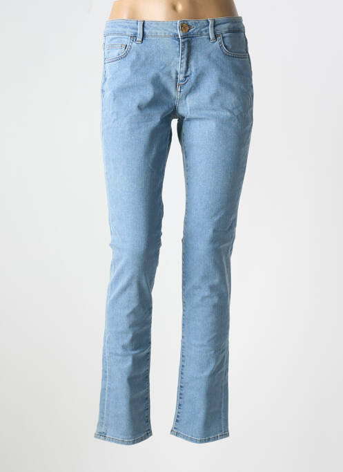 Blugi cu croială slim albastru TRUSSARDI JEANS femeie