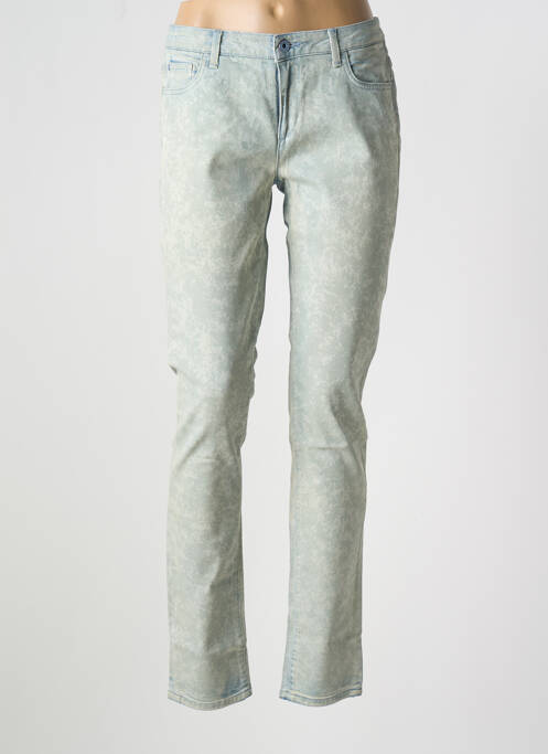 Blugi cu croială slim albastru TRUSSARDI JEANS femeie