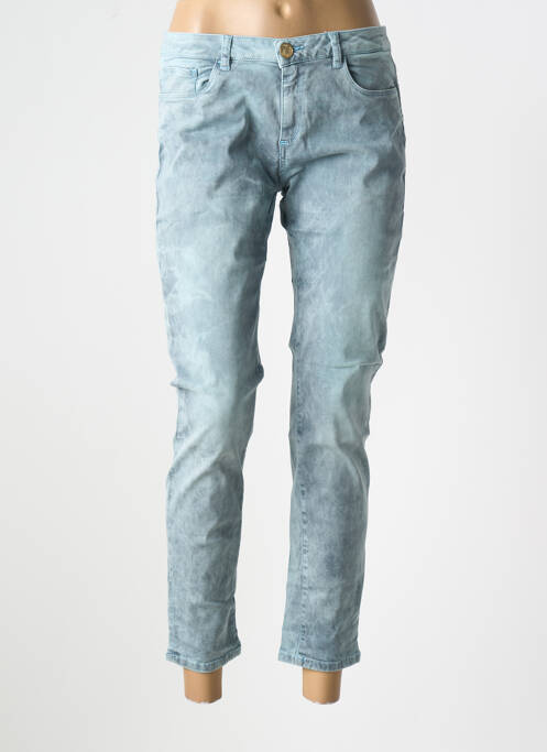 Blugi cu croială slim albastru TRUSSARDI JEANS femeie