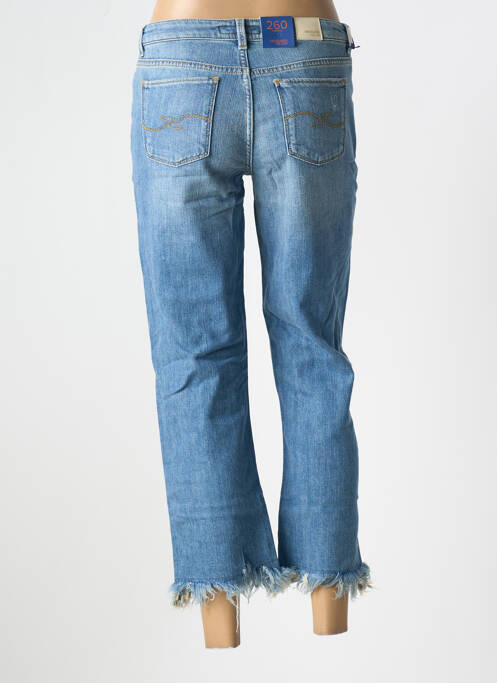 Blugi cu croială dreaptă albastru TRUSSARDI JEANS femeie