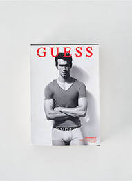 Tricou croială cambrată mâneci scurte alb GUESS bărbat
